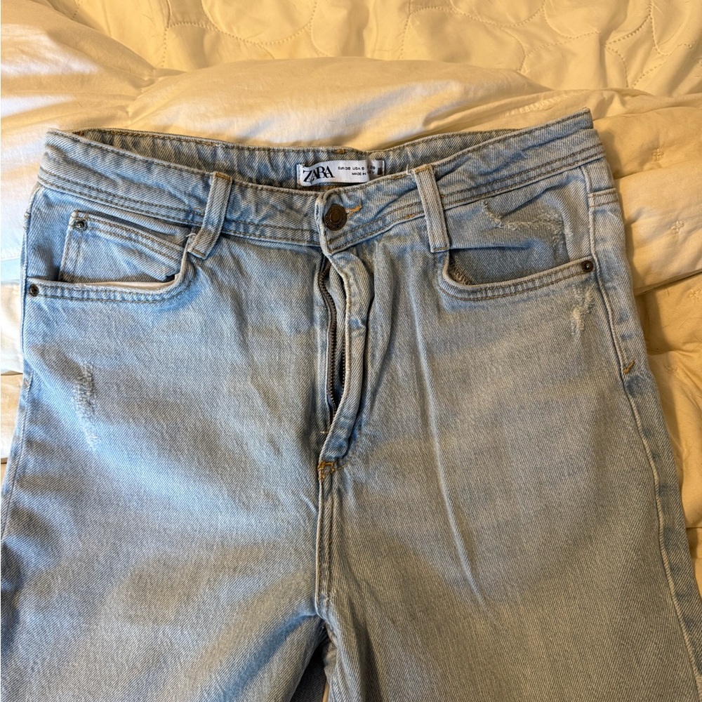 Zara Light Blue High-Rise Women’s Jeans